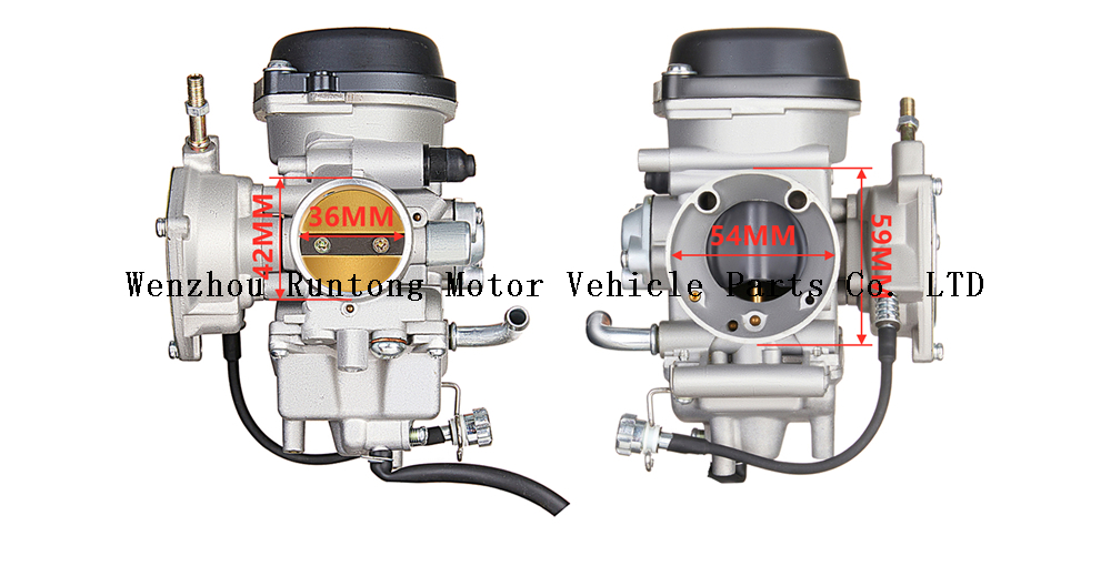 Raptor 350 karb&uuml;rat&ouml;r